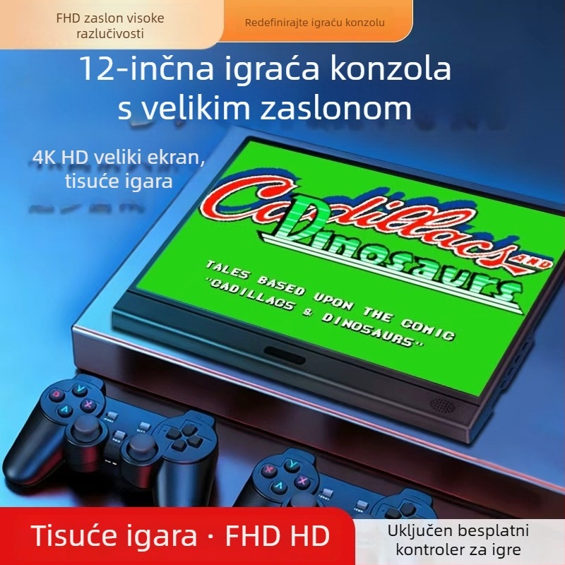 Nova bežična kućna TV gaming konzola s mogućnošću zrcaljenja zaslona, 11,6-inčni veliki zaslon