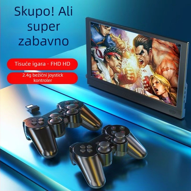 Nova bežična kućna TV gaming konzola s mogućnošću zrcaljenja zaslona, 11,6-inčni veliki zaslon