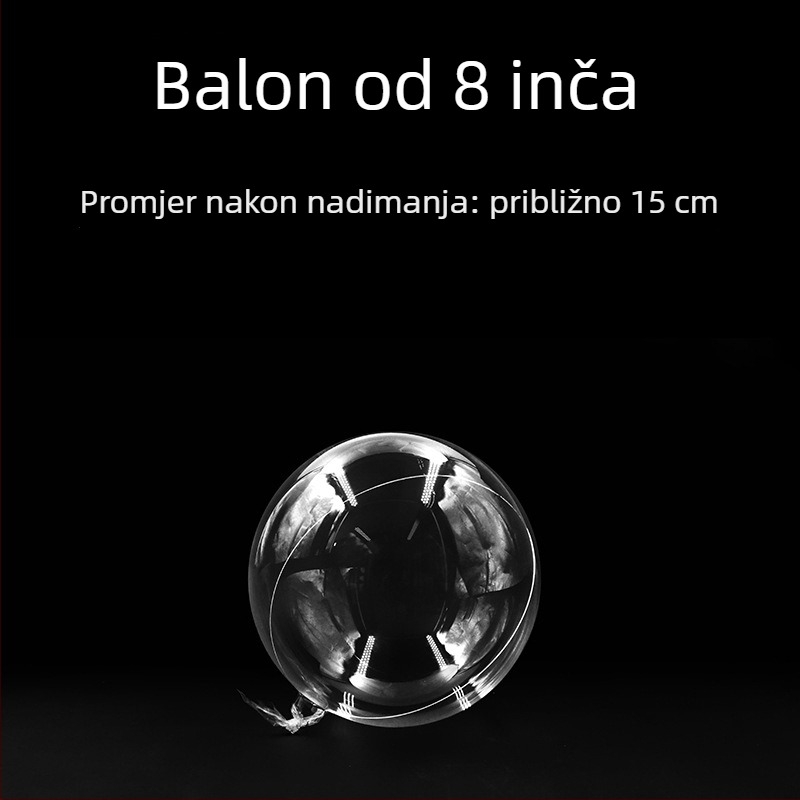 PVC balon tip valovita lopta, okruglog oblika, pogodan za vjenčanja i proslave