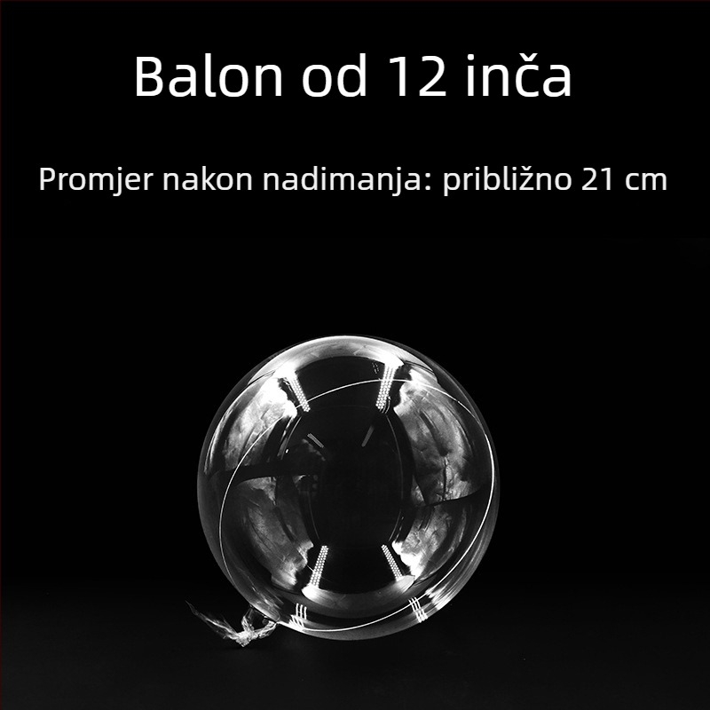 PVC balon tip valovita lopta, okruglog oblika, pogodan za vjenčanja i proslave