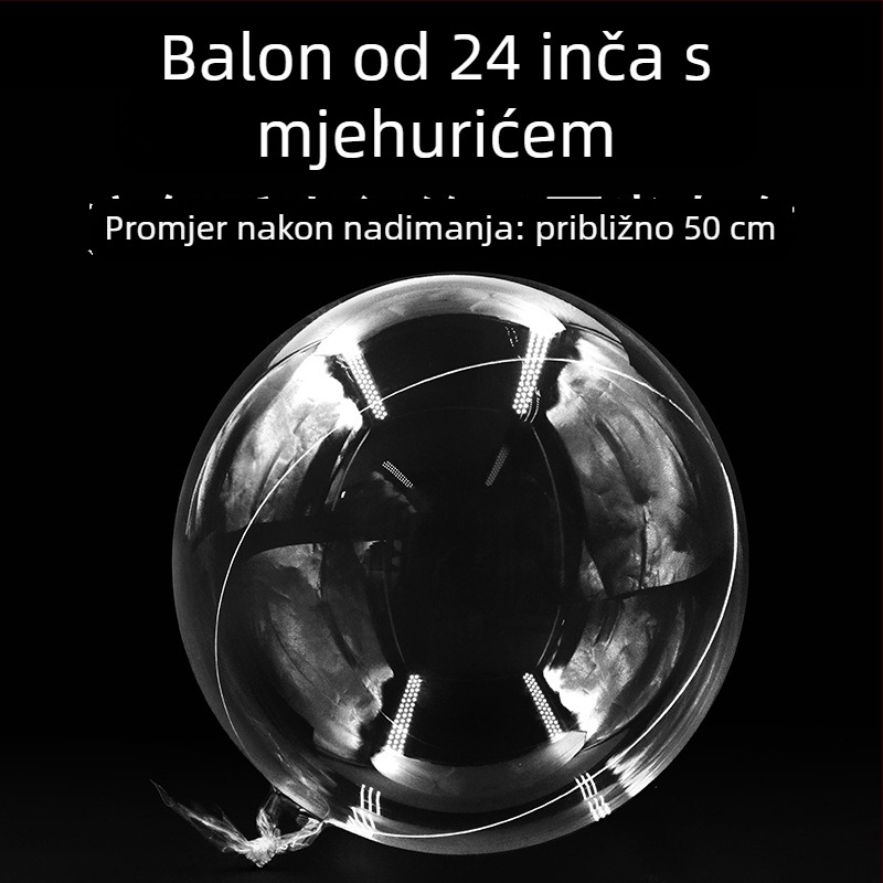 PVC balon tip valovita lopta, okruglog oblika, pogodan za vjenčanja i proslave