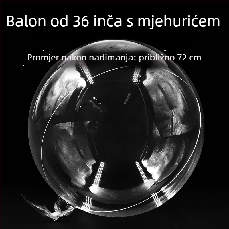 PVC balon tip valovita lopta, okruglog oblika, pogodan za vjenčanja i proslave