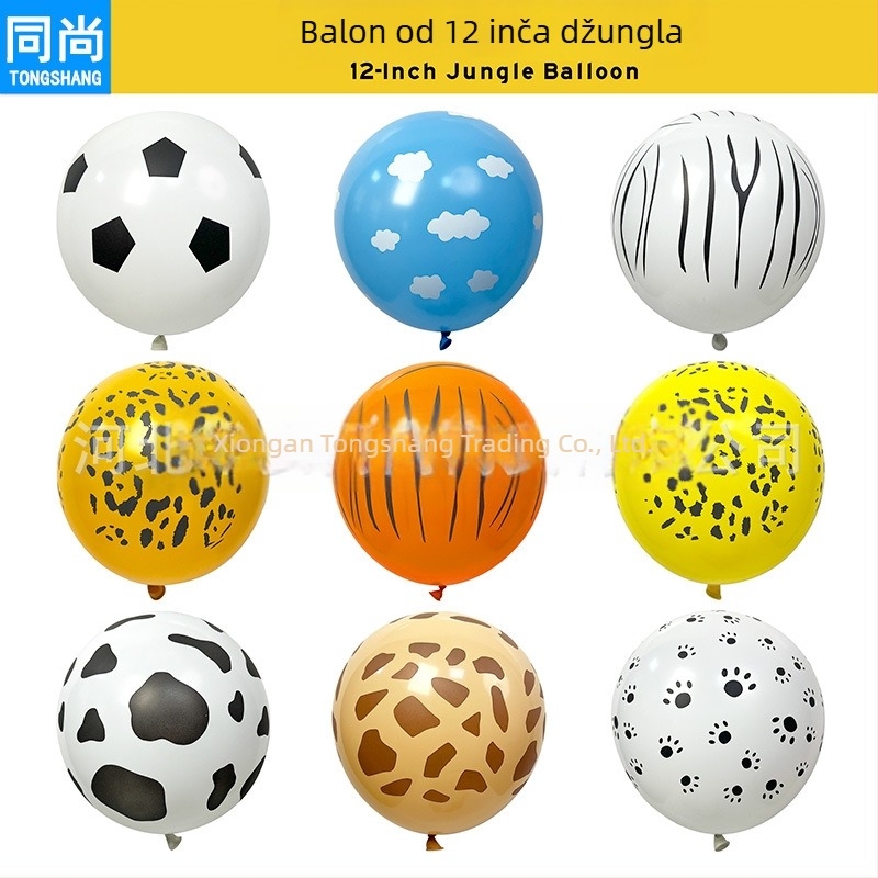 Lateks balon, igrački balon, okrugli oblik, crtani uzorak, mogućnost tiskanja logotipa