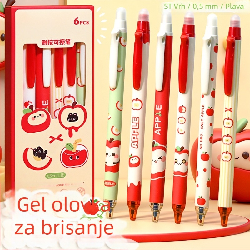 Cartoon erazibilno pero s pritisknim mehanizmom, plastično kućište, ST vrh, ST glavica, u kutiji