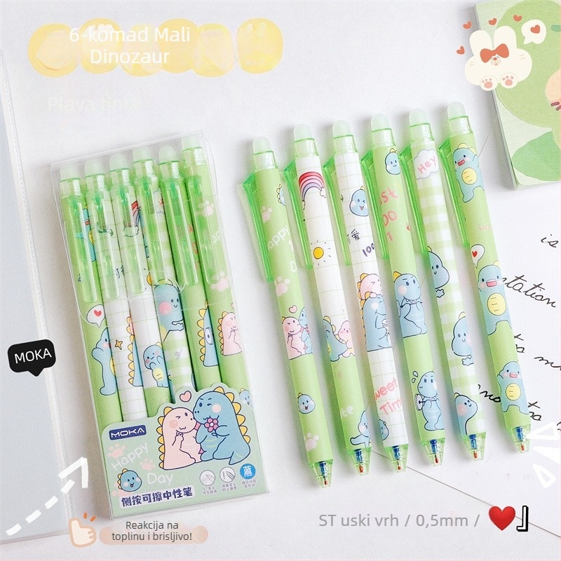 Cartoon erazibilno pero s pritisknim mehanizmom, plastično kućište, ST vrh, ST glavica, u kutiji