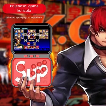 Ručna prenosna retro igrala konzola s 900 igara, King of Fighters arkadna kolekcija, bežična veza, za dva igrača, nostalgični dizajn