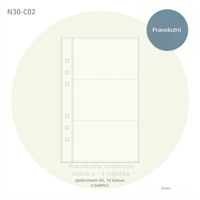 A5 album za naljepnice i kartice, unutarnje stranice od pisaćeg papira, pogodan za loose-leaf dopune, IP nije ovlašten, uvoz: zabranjen