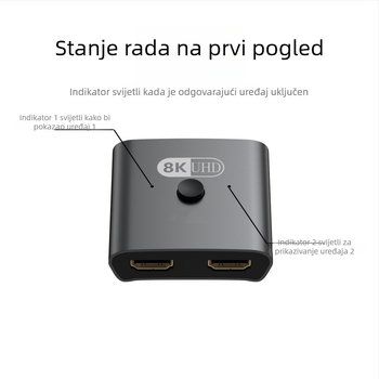 GT-WAN HDMI prekidač/raspored GT-WAN001 – dvostruki HDMI prekidač, razdjelnik; model gt-wan001; podrška Windows 7