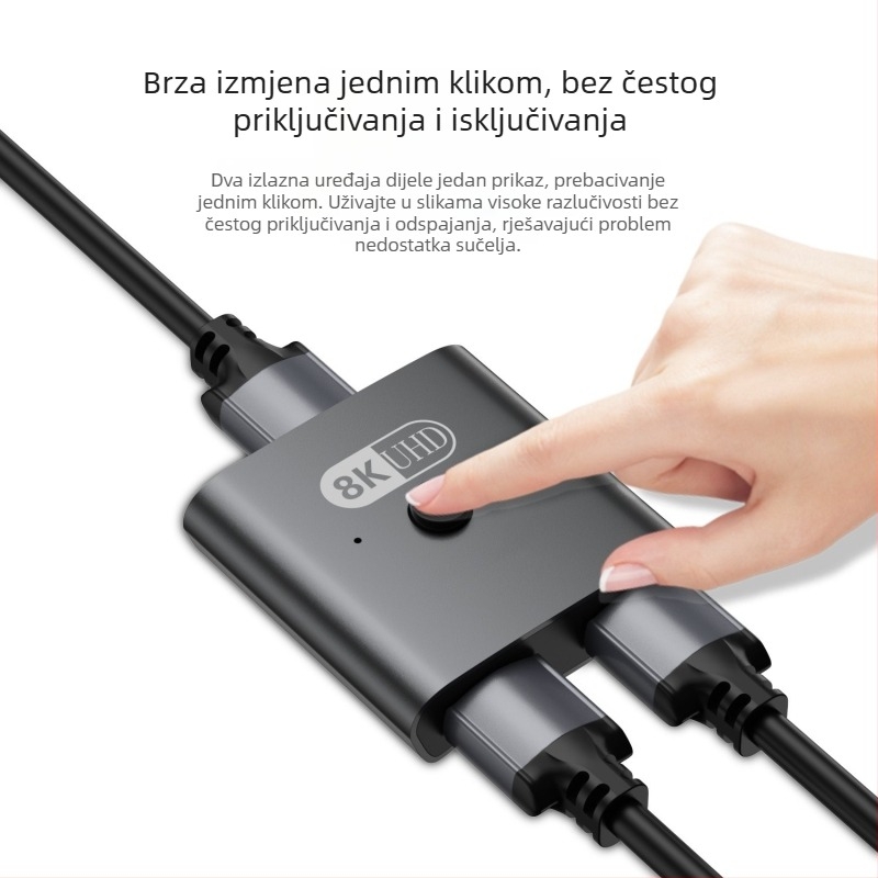 GT-WAN HDMI prekidač/raspored GT-WAN001 – dvostruki HDMI prekidač, razdjelnik; model gt-wan001; podrška Windows 7