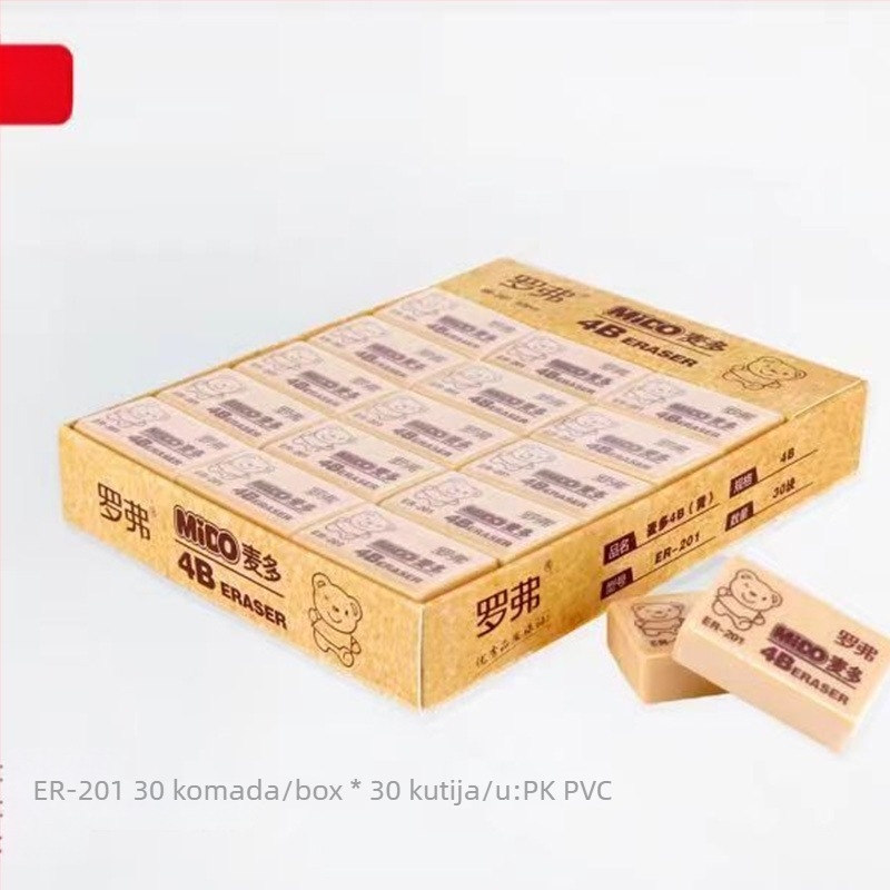 Rove karikaturalna gumica za olovke, model 159, materijal: guma, uporaba: brisanje olovke