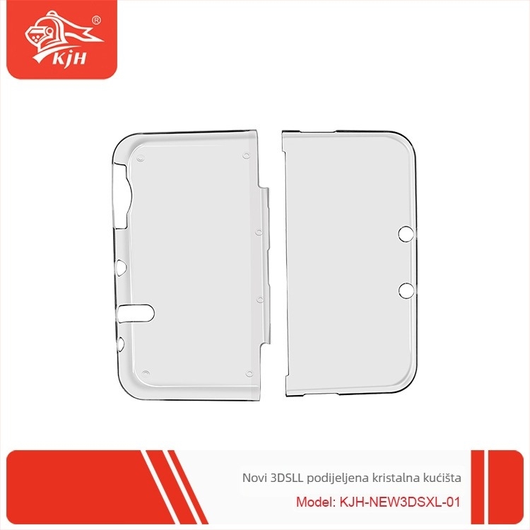 Kristalna zaštitna futrola za New Nintendo 3DS LL – podijeljeni dizajn, EVA + tkanina + koža