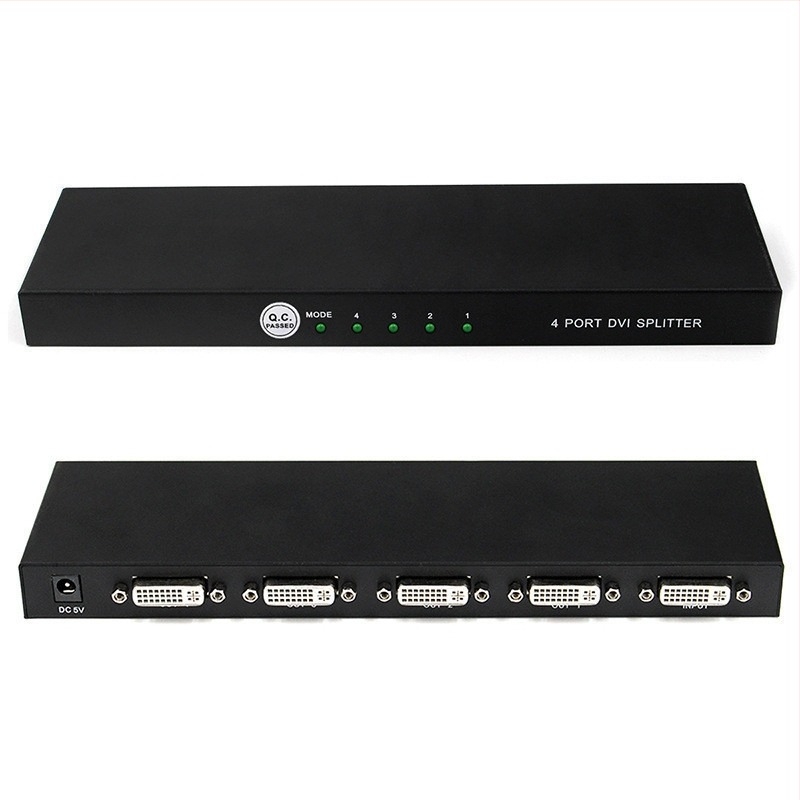 DVI splitter 1x4, ulaz 1, izlaz 4, 1080P, KYFE1214 model, podržano upravljanje napajanjem
