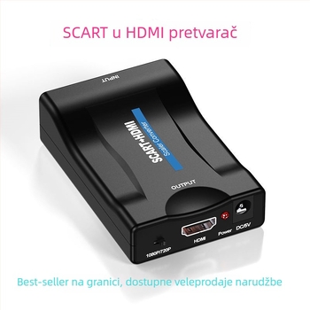 Pretvarač HDMI u SCART – adapter, 1080P, model YH-021, za TV i set-top box, OEM dostupan