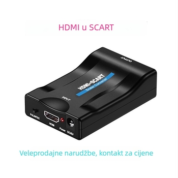 Pretvarač HDMI u SCART – adapter, 1080P, model YH-021, za TV i set-top box, OEM dostupan