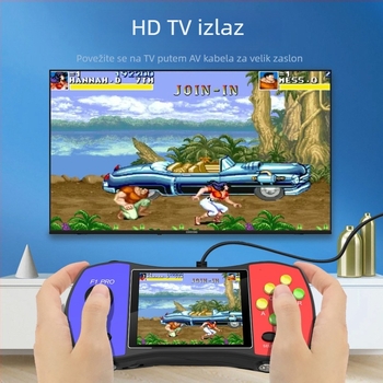 Prenosiva trkaća konzola s RPG igrama, 16-bitni OS, 256 MB memorije, USB sučelje, mogućnost spajanja na TV