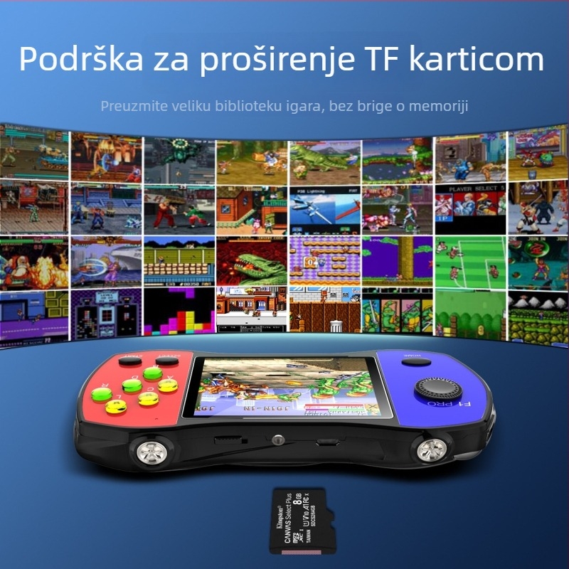 Prenosiva trkaća konzola s RPG igrama, 16-bitni OS, 256 MB memorije, USB sučelje, mogućnost spajanja na TV