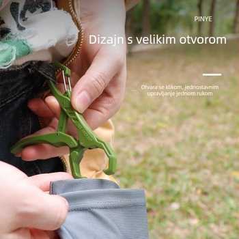 Pin Ye elastično kamping uže s kukom — za napinjanje šatora, liniju za sušenje i kuku za bicikl