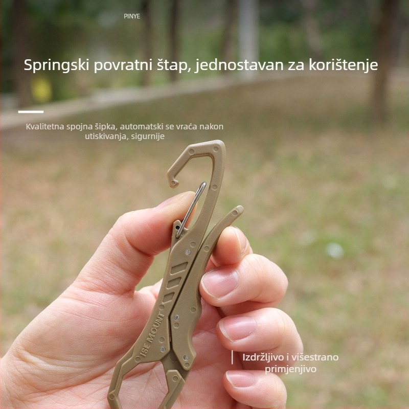 Pin Ye elastično kamping uže s kukom — za napinjanje šatora, liniju za sušenje i kuku za bicikl