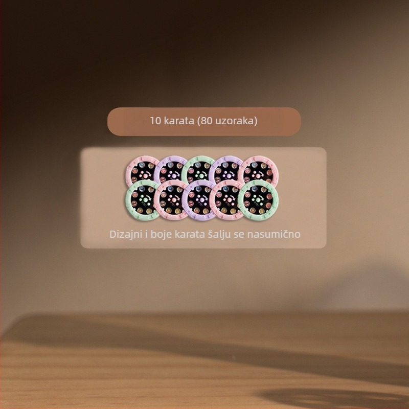 Dječja LED projekcijska svjetiljka-igrač s edukacijskim funkcijama za prepoznavanje znakova; plastična konstrukcija, za djecu 4–6 godina