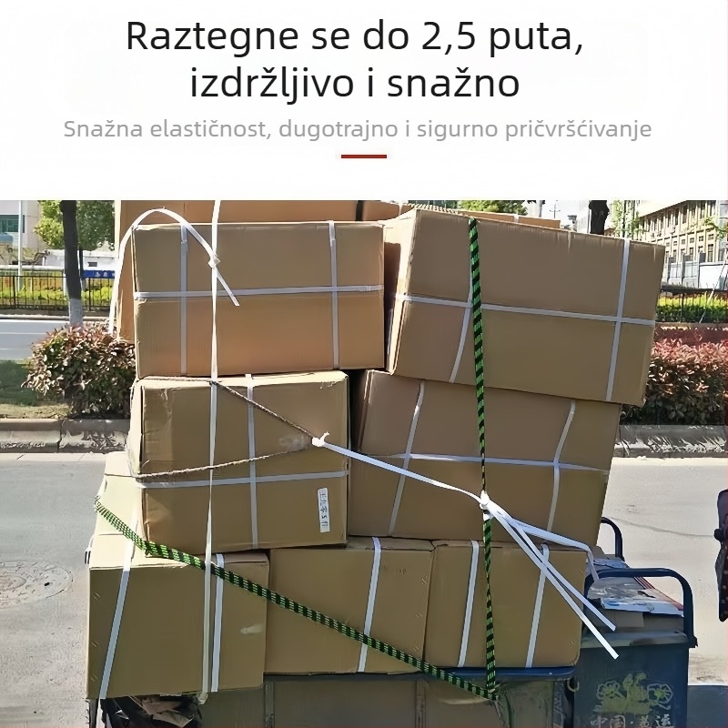 Remeni za pričvršćivanje za univerzalna vozila, najlon materijal, duljine 1 m, 2 m i 3 m, dvostruko kopčanje, otporne i izuzetno čvrste