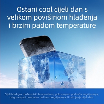 L032 Vodeno hlađenje radiator za mobitel s klipom za stražnju stranu — PC kućište, kompatibilno s napajanjem