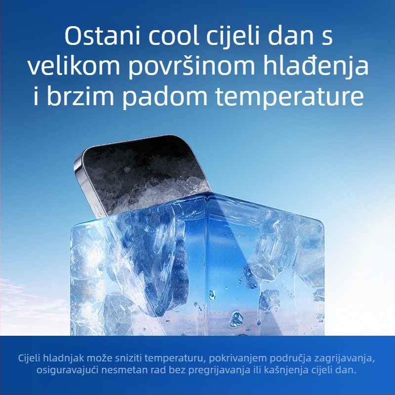 L032 Vodeno hlađenje radiator za mobitel s klipom za stražnju stranu — PC kućište, kompatibilno s napajanjem