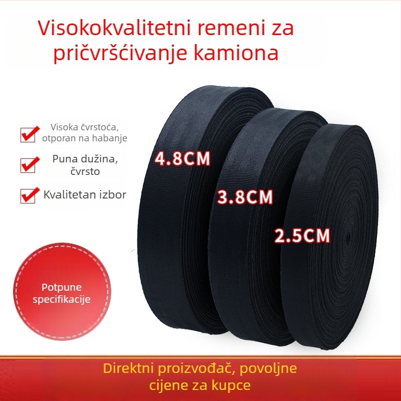Poliesterne vezice za pričvršćivanje, 3T, širina 2.5/3.8/4.8 cm, model 6-58