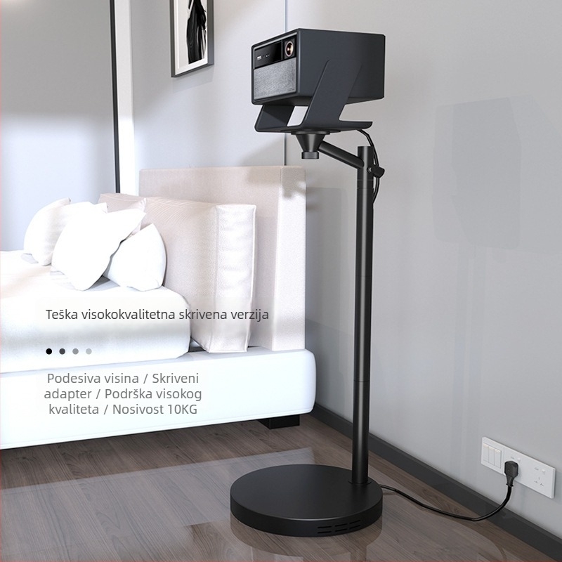 Stalak za projektor za zid s skrivenom podnom podrškom, model CINE-PB29L, marka Thinking of Shadow, težina 6,5 kg, nije uvezen