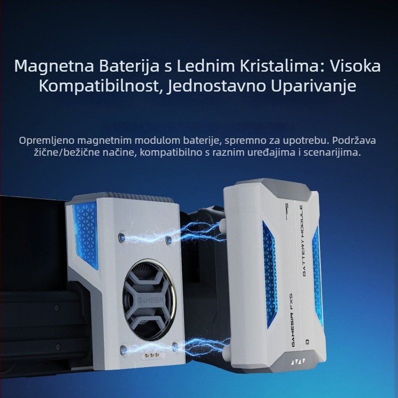 Chiller za mobitel namijenjen X5lite gamepadu, tih polovodički hlađenje, USB-C sučelje, bežično povezivanje, model X5lite zero joint