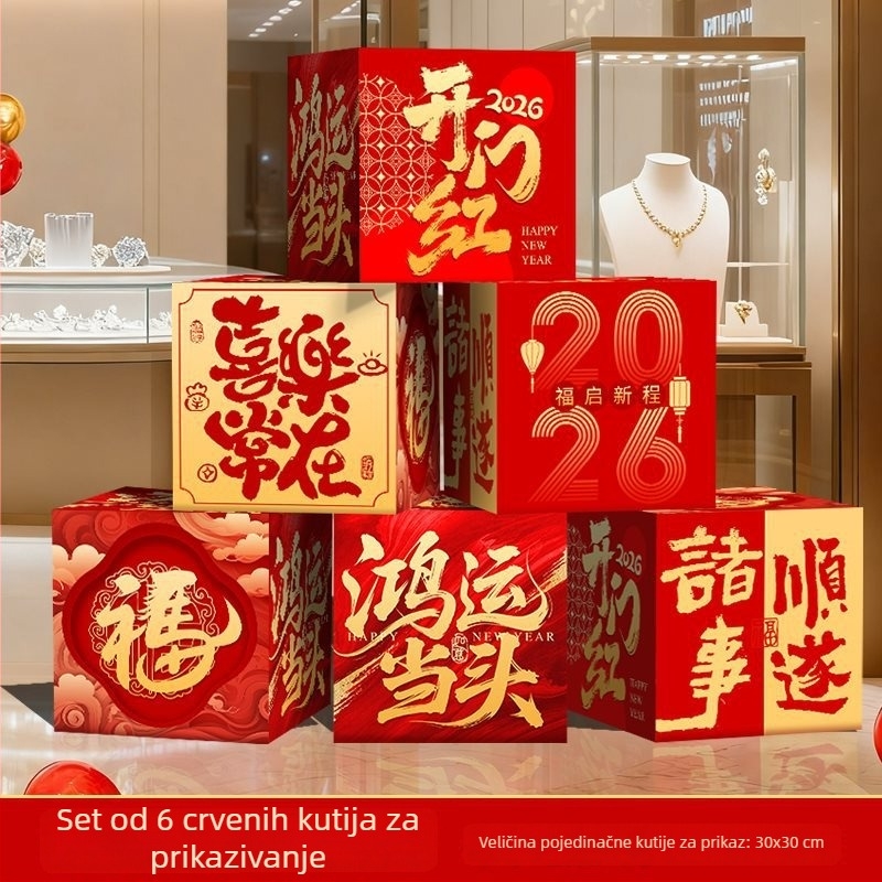 Prop za uređenje prostora u uredu — animirani stil, papirnati materijal, rekviziti za boxeve za check-in
