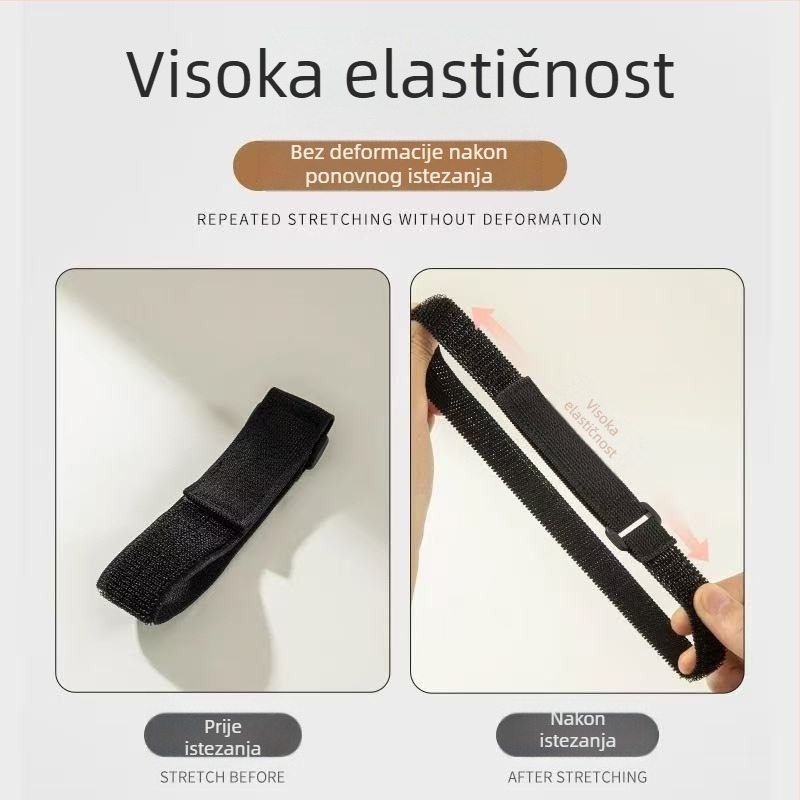 Elastični Velcro pojas od najlona, pogodan za cipele, pakiranje, odjeću i kućne tekstile