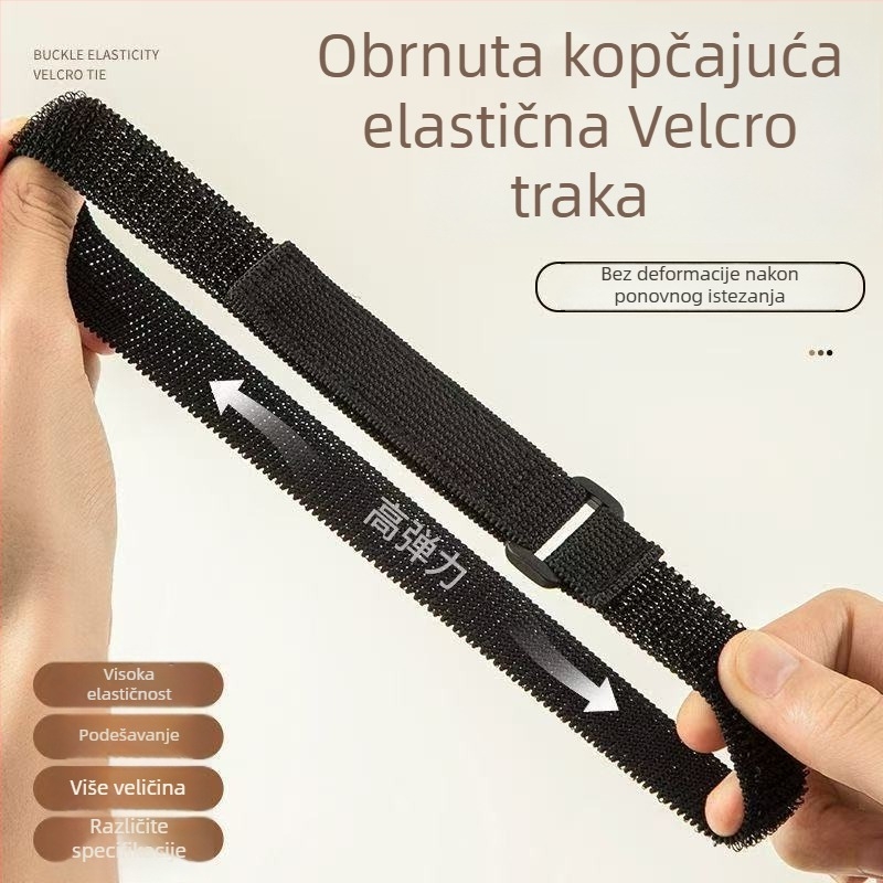 Elastični Velcro pojas od najlona, pogodan za cipele, pakiranje, odjeću i kućne tekstile