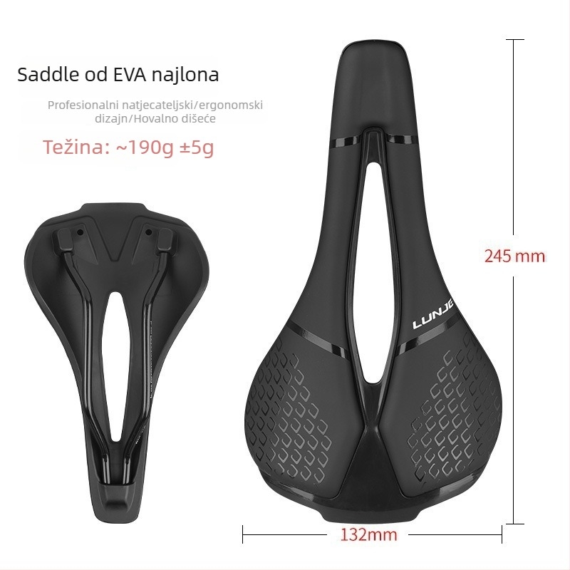 Sjedalo za bicikl, karbonsko vlakno, 3D otisakano, model zd007, kompatibilno s običnim biciklima