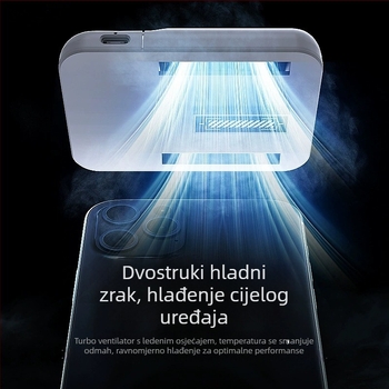 Zračni rashladni radijator za rastezljiv držač FLA5, kompatibilan sa S2/S3, regulacija s tri brzine, 4W, PC kućište, Type-C sučelje, masa 68,5 g