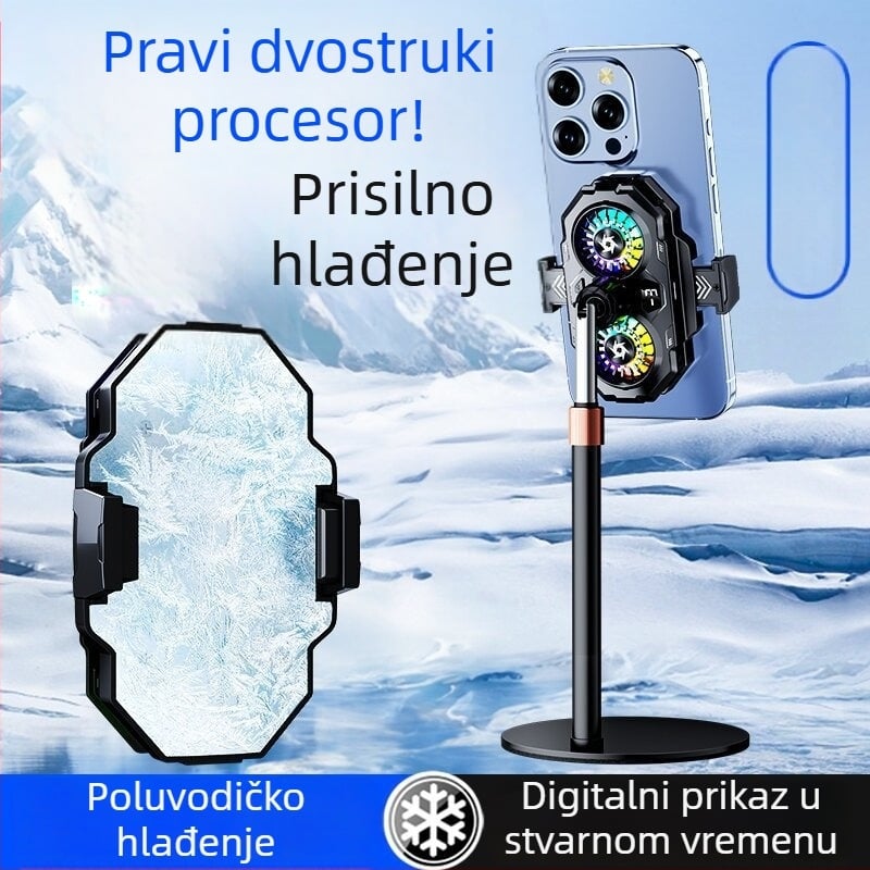 SL55 hlađenje za mobitel - poluvodičko hlađenje, magnetsko hlađenje za gaming i Esports, 15W USB-C