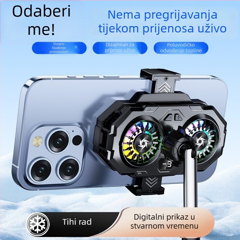 SL55 hlađenje za mobitel - poluvodičko hlađenje, magnetsko hlađenje za gaming i Esports, 15W USB-C