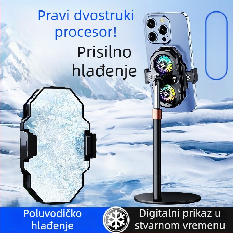 SL55 hlađenje za mobitel - poluvodičko hlađenje, magnetsko hlađenje za gaming i Esports, 15W USB-C