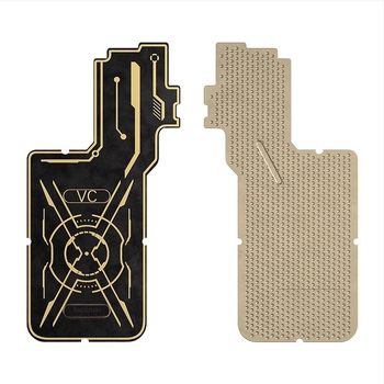 VC01 Jednoliko toplinska ploča s velikom bakrenom pločom za tekućinsko hlađenje poluvodiča; Materijali: ugljično čelik, bakar