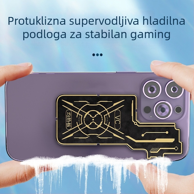 VC01 Jednoliko toplinska ploča s velikom bakrenom pločom za tekućinsko hlađenje poluvodiča; Materijali: ugljično čelik, bakar