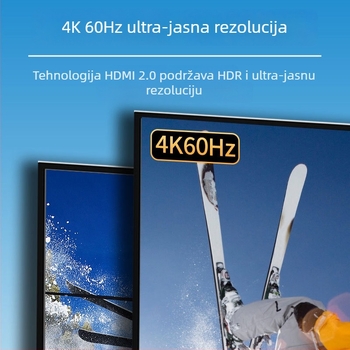 Unnlink HDMI matrica preklopnik/splitter 2x2 s audio izlazom, model 1330, podrška 4K