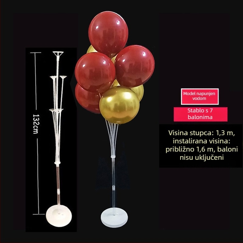 Držač balona za dekoracije zabava — PVC materijal, Nije uvoz, IP potvrda izostaje, Pogodno za sportske događaje