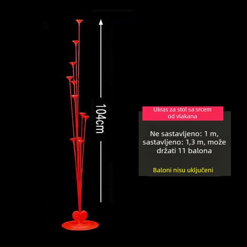 Držač balona za dekoracije zabava — PVC materijal, Nije uvoz, IP potvrda izostaje, Pogodno za sportske događaje