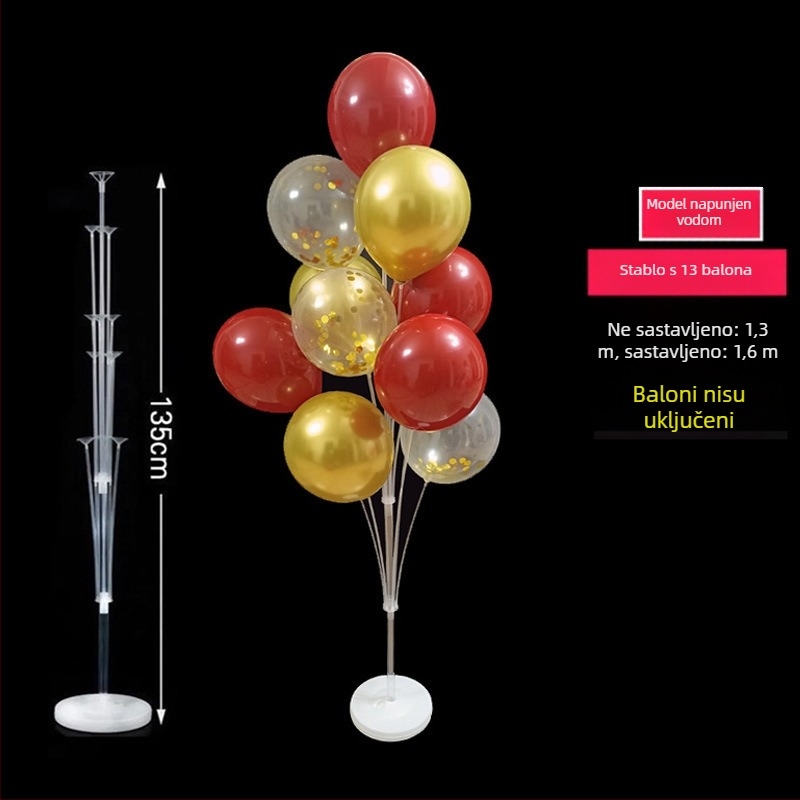 Držač balona za dekoracije zabava — PVC materijal, Nije uvoz, IP potvrda izostaje, Pogodno za sportske događaje