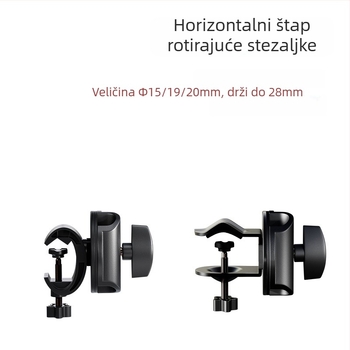 Create Win Chuck Klip za produženje mikrofona – podni cantilever nosač s rotirajućim univerzalnim poprečnim štapom za audio dodatke