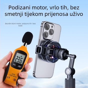 Chladič za mobitel s magnetskim stražnjim klipom, poluvodičko hlađenje, tihi rad, za Esports uživo prijenose, materijali: metal + ABS + silika gel