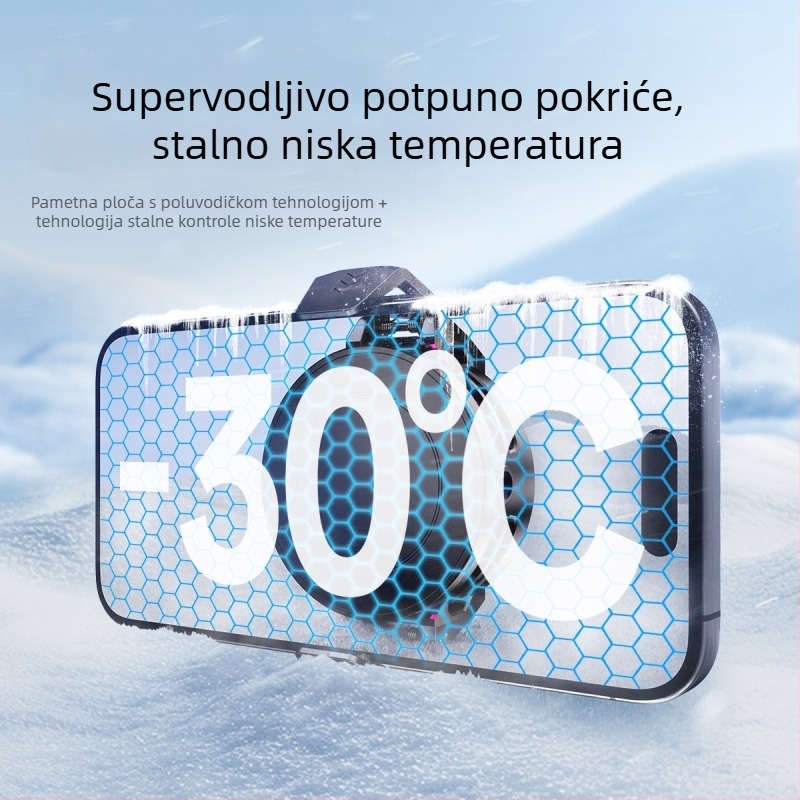 Chladič za mobitel s magnetskim stražnjim klipom, poluvodičko hlađenje, tihi rad, za Esports uživo prijenose, materijali: metal + ABS + silika gel
