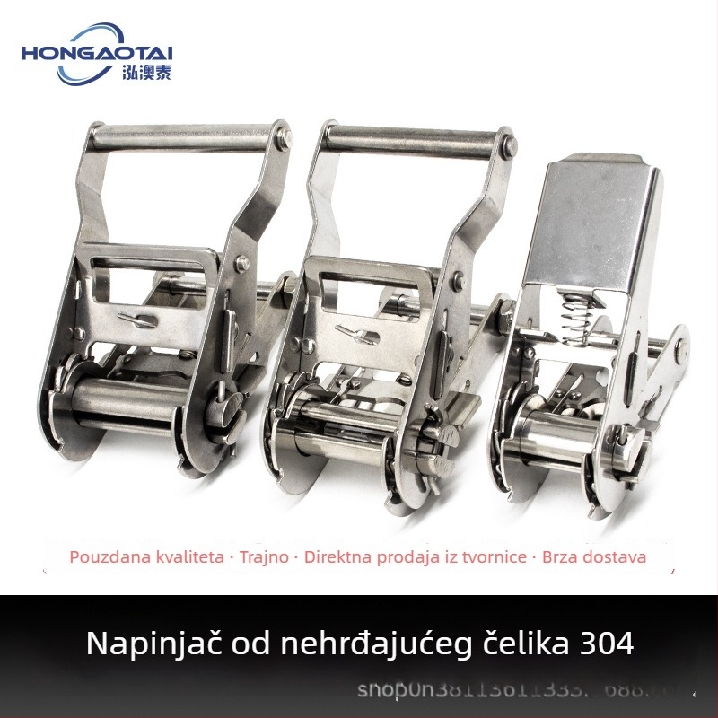 Hong Aotai Nehrđajući čelični napinjač s ratchetom za tekstilne kaiševe i užad