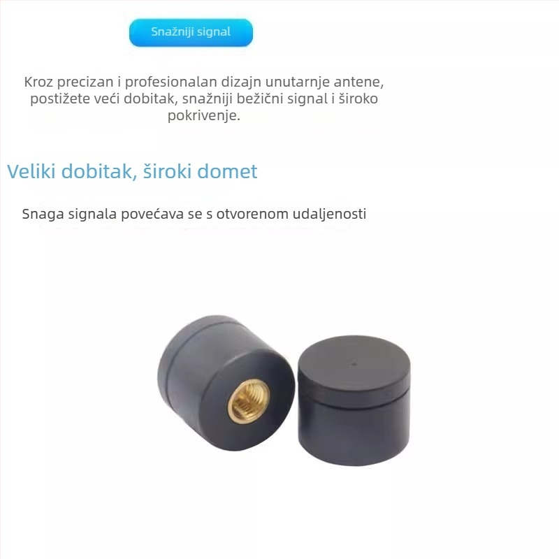 Vanjska gumena antena 2,4 GHz za pametan dom, tipka antena, Bluetooth/Wi‑Fi usmjerivač i mrežna kartica