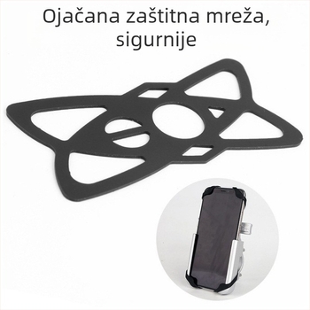 Držač za mobitel za bicikl, motocikl i električno vozilo – aluminijska legura, zaključavanje jednim klikom, prilagodljivo obrađivanje