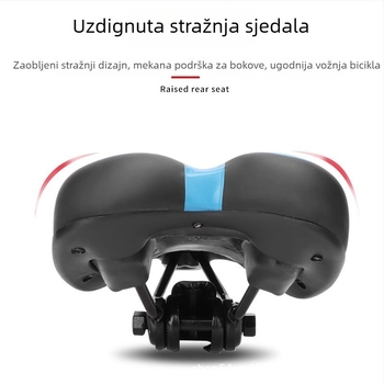 Sjedalo za bicikl za obične bicikle — marka: Drugo; materijal: Drugo; kompatibilno s standardnim modelima; bez prilagodbe